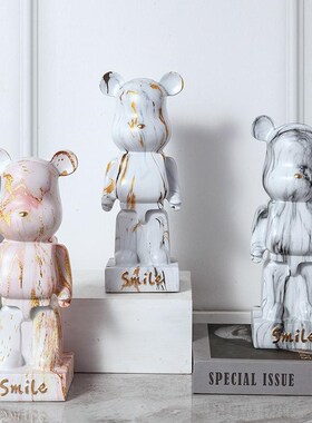 暴力熊摆件客厅装饰存钱罐创意柜品网红落地电视家V居简约大北欧