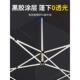 四脚角摆摊帐篷伞布3 3户外黑胶防紫外线遮阳大伞顶布雨棚隔热蓬