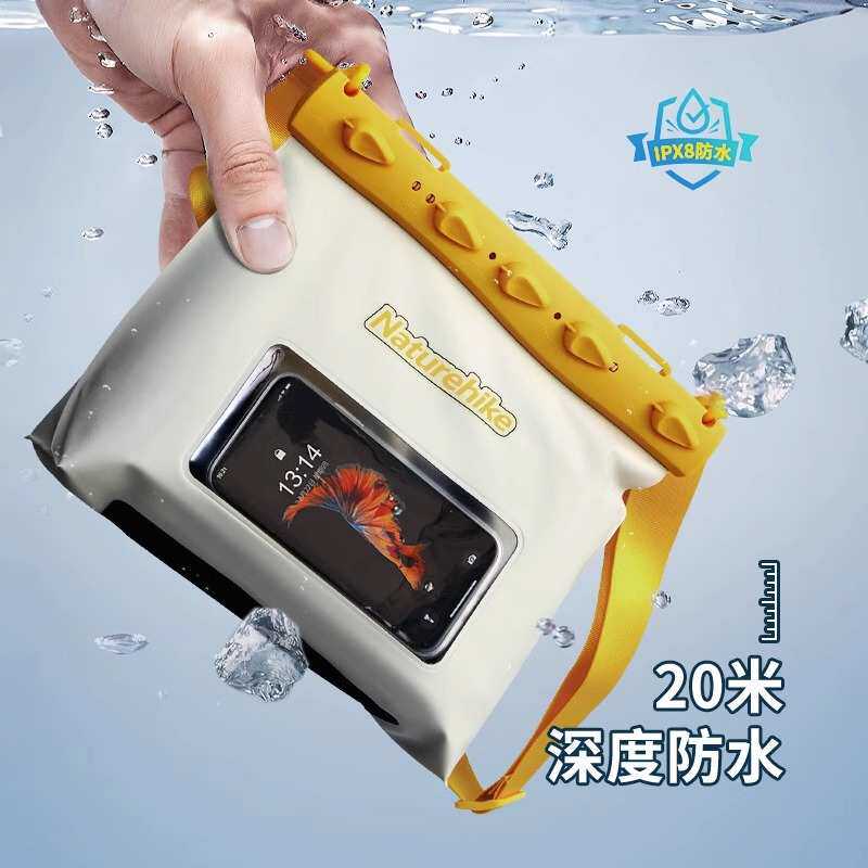 NOKE MOBILE PHONE WATERPROOF BAG TOUCHSCREEN 5.6L SEASIDE WATERPROOF BAG VACATION TRAVEL SWIMMING SNORKELING AND DRIFTING DIVING BAG