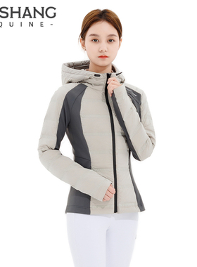 Mashang Equine女款秋冬马术鹅绒服女时尚休闲骑马羽绒服ERW502