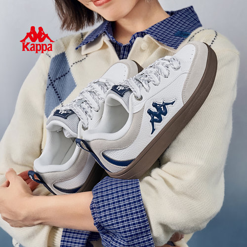 Kappa女鞋板鞋女款厚底小白鞋子