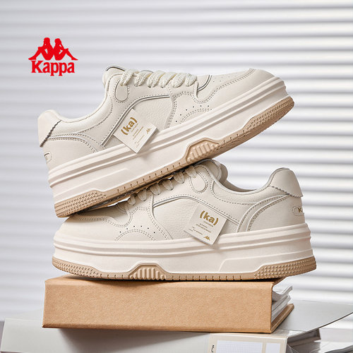 kappa女鞋小白鞋女款厚底板鞋子