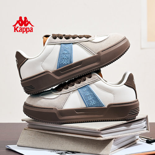 Kappa女鞋厚底德训鞋板鞋小白鞋