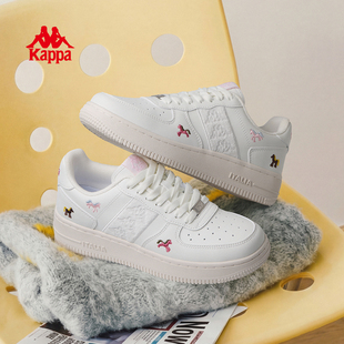 板鞋 运动鞋 2026春季 马年限定增高厚底小白鞋 子女 新款 Kappa女款