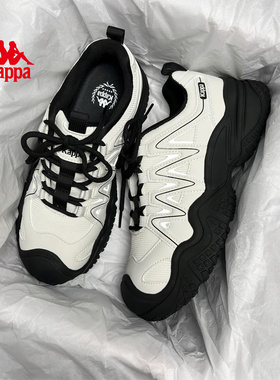 Kappa女鞋运动鞋女款2025秋冬新款厚底休闲鞋增高老爹鞋跑步鞋子