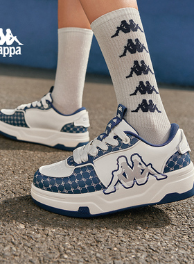 kappa卡帕板鞋女款秋冬新款女鞋厚底增高休闲鞋子2025百搭运动鞋