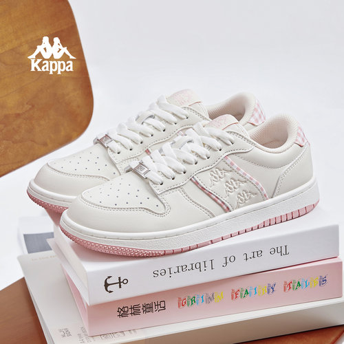 Kappa女鞋板鞋透气厚底小白鞋女