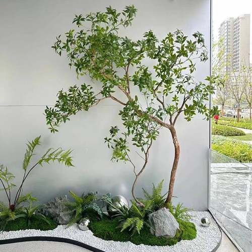 爆tb-72784款橱窗仿真马醉室内型装饰树北欧仿生植物假花树简木大