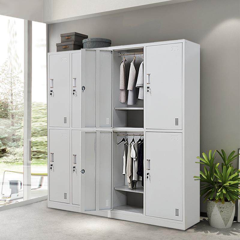 定制员工舍宿更衣柜浴多门储物柜健身铁房换衣柜加厚室皮收纳柜