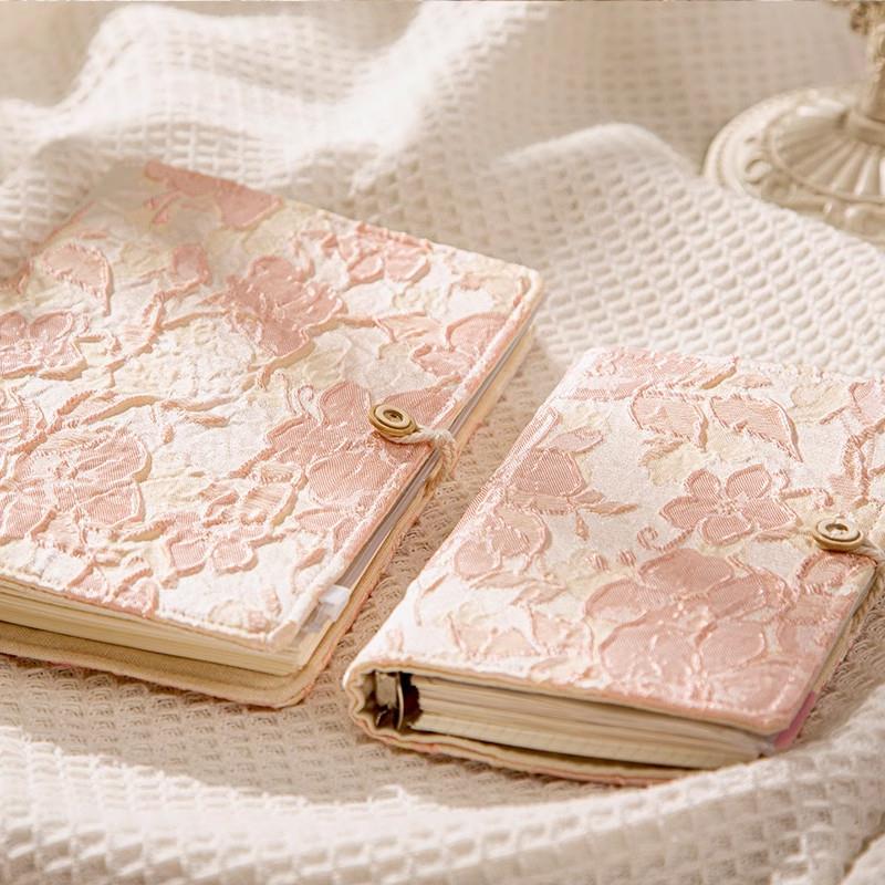 【旗舰店正品】活页笔记本布艺活页本可拆卸A5A6高颜值日记本记事本初高中生专用