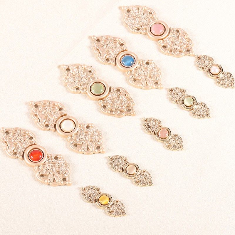 盘扣新中式扣子高端金属明制旗袍汉服子母扣搭扣对扣,居家布艺,纽扣,淘宝优惠券,粉丝福利购,淘宝优惠卷