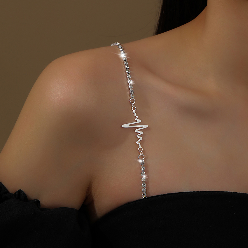 隐形肩带欧美范儿个性金属环保可调节防滑美背肩带内衣文胸双吊带