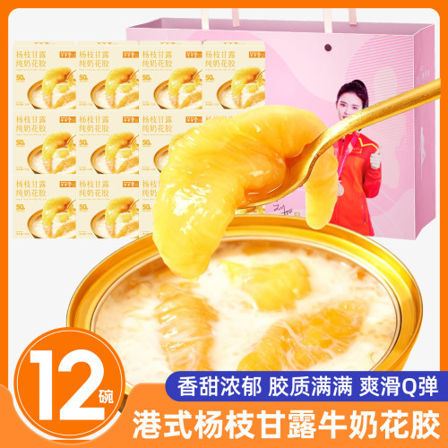 杨枝甘露花胶粥170g*12碗早晚代餐粥速食粥花胶羹鱼胶送女生礼品