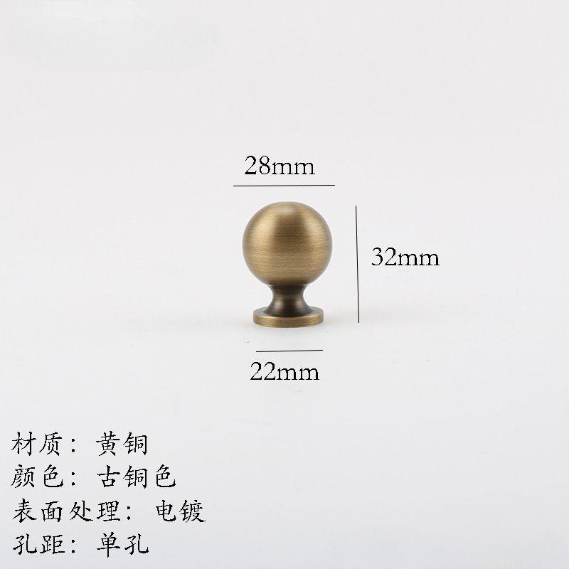 olrvli纯铜美式复古柜门拉手复古黄铜加长冰箱门古铜色抽屉门拉手,基础建材,小拉手,淘宝优惠券,粉丝福利购,淘宝优惠卷