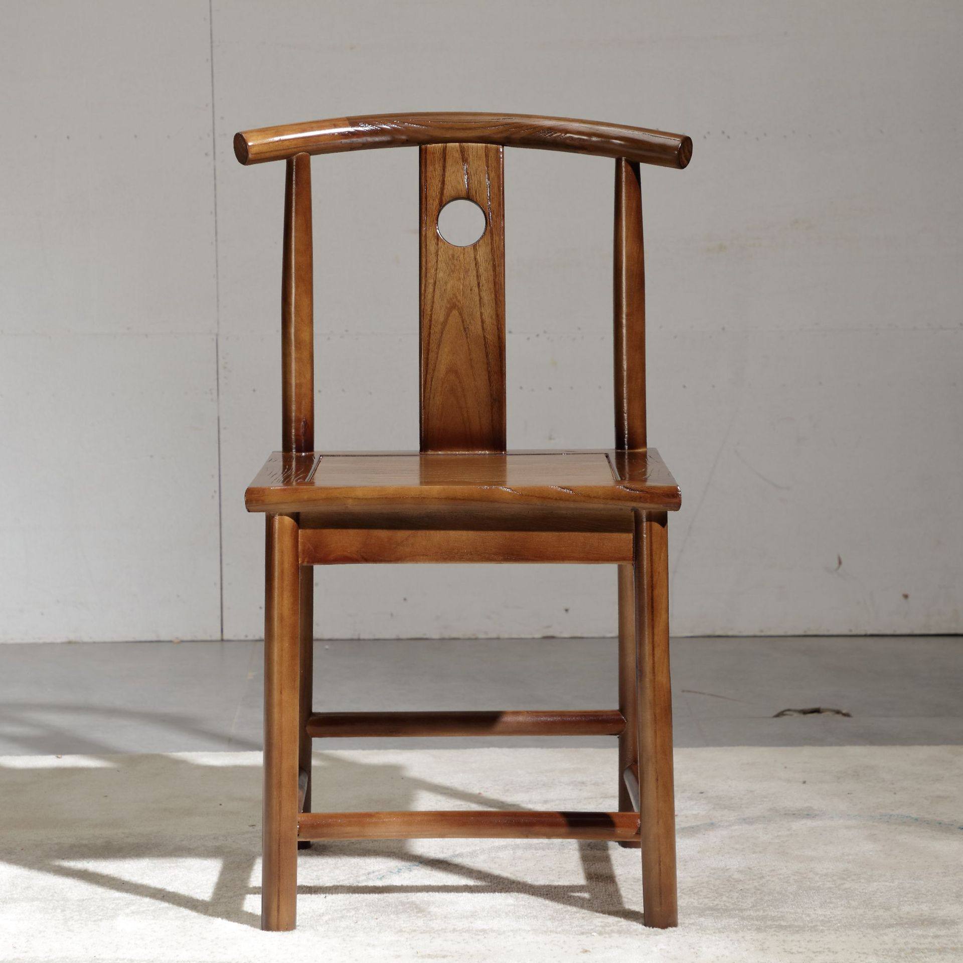 实木椅子凳子仿古椅子牛角月牙椅太师椅办公室靠背椅酒店餐馆餐椅,住宅家具,红木椅凳,淘宝优惠券,粉丝福利购,淘宝优惠卷