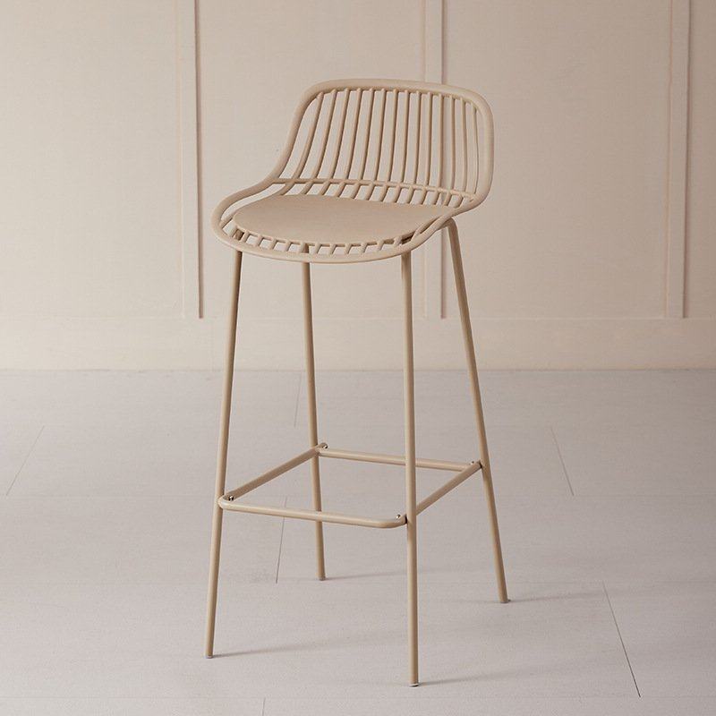 ins北欧吧台椅靠背高脚椅吧椅吧凳咖啡厅现代简约酒吧椅商用椅子,住宅家具,家用高脚椅,淘宝优惠券,粉丝福利购,淘宝优惠卷