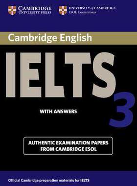进口英文原版 Cambridge Ielts 3 Student’s Book with Answers 现货