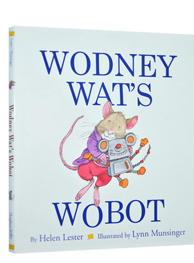 进口英文原版 Wodney Wat's Wobot 心理成长精装绘本 Helen Lester  现货