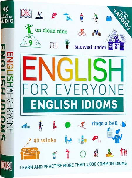 进口英文原版 English for Everyone English Idioms人人学英语习语自学指南精装儿童英语学习工具书