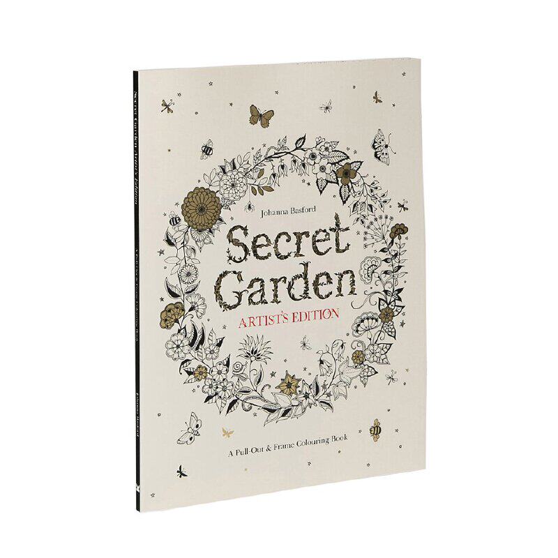 现货 进口英文原版 Secret Garden 艺术家典藏版 秘密花园填色书 艺术家版 大开本 正版收藏