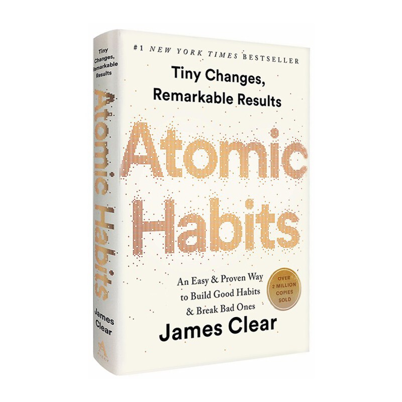 进口英文原版现货原子习惯精装建立好习惯打破坏习惯 Atomic Habits: An Easy Proven Way自我提升管理 Atomic Habits