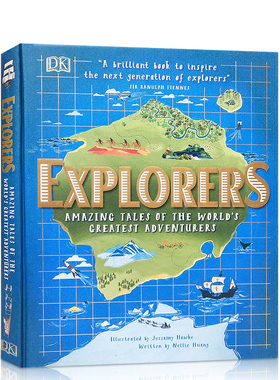 进口英文原版 探险家 伟大冒险家的惊奇故事 Explorers 儿童英语科普读物 自然地理知识 现货
