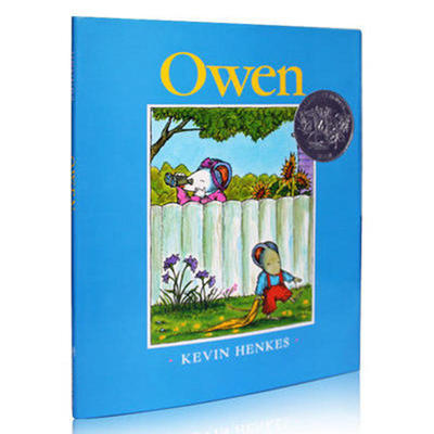 进口英文原版绘本 阿文的小毯子 Owen 2004年凯迪克银奖绘本 国外儿童安全感 分离焦虑题材类型故事书 现货