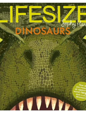 进口英文原版 LIFESIZE DINOSAURS 和真人一样大的恐龙绘本 儿童启蒙绘本书籍 现货