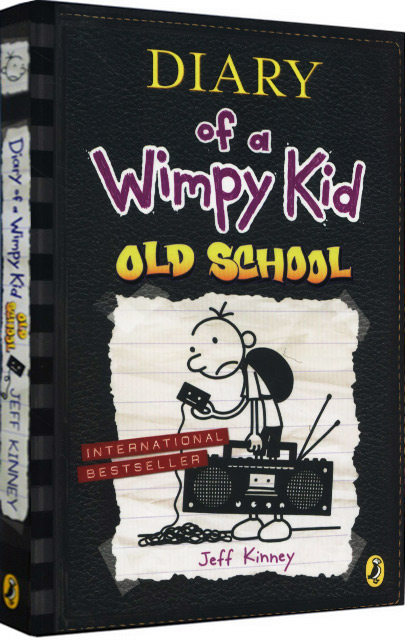进口英文原版 小屁孩10 Diary of a Wimpy Kid Old School 儿童英语小说 学生课外阅读漫画桥梁章节书6-12岁 Jeff