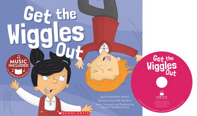 进口英文原版 Cantata Learning系列 Get the Wiggles out 转起来晃出去 绘本附CD 现货
