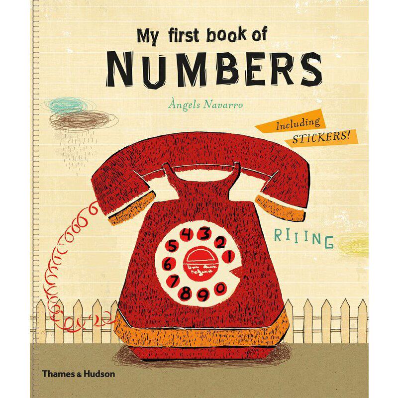 进口英文原版 我的本字母书 My First Book of Numbers 童书绘本 语感启蒙 启蒙读物 现货