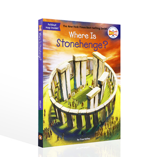 进口英文原版 Where Is Stonehenge 哪里是巨石阵 Where Is系列 儿童地理文化科普文学 现货