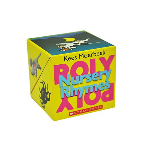 进口英文原版 Roly Poly Nursery Rhymes 魔术方块神奇翻转书 吴敏兰推荐 儿歌童谣 儿童立体游戏书 现货