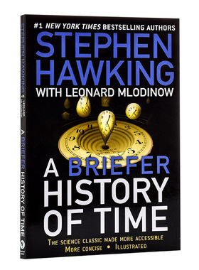 进口英文原版 时间简史普及版 霍金  A Briefer History Of Time 史蒂芬霍金 科学巨作 宇宙知识自然科学科技畅销科普读物 现货