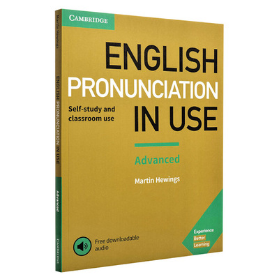进口英文原版 剑桥英语发音高级 English Pronunciation in Use Advanced 高级字典英文发音配音频答案自学工具书 现货 海外直订xa
