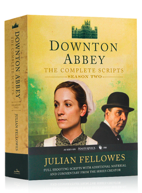 进口英文原版 唐顿庄园第二季  Downton Abbey Script Book Season 2 电视剧同名小说 Julian Fellowes 现货
