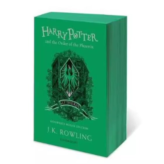 进口英文原版 哈利波特5 哈利波特与凤凰社 斯莱特林学院版平装 Harry Potter and the Order of the Phoenix 海外直订gz