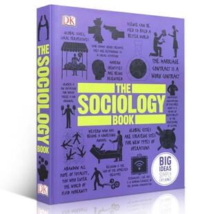 Simply 思想百科丛书 Book Sociology 进口英文原版 学科科普 Ideas Explained Big The 纸 全彩铜版 精装 社会学图解 DK人类