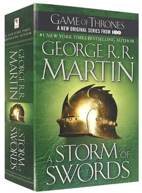 进口英文原版 冰与火之歌3冰雨的风暴  A Song of Ice and Fire 3: A Storm of Swords 权力的游戏 现货