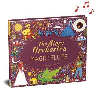 进口英文原版 交响乐团发声书 莫扎特 魔笛  The Story Orchestra The Magic Flute Mozart's Music 音乐故事 有声绘本 现货