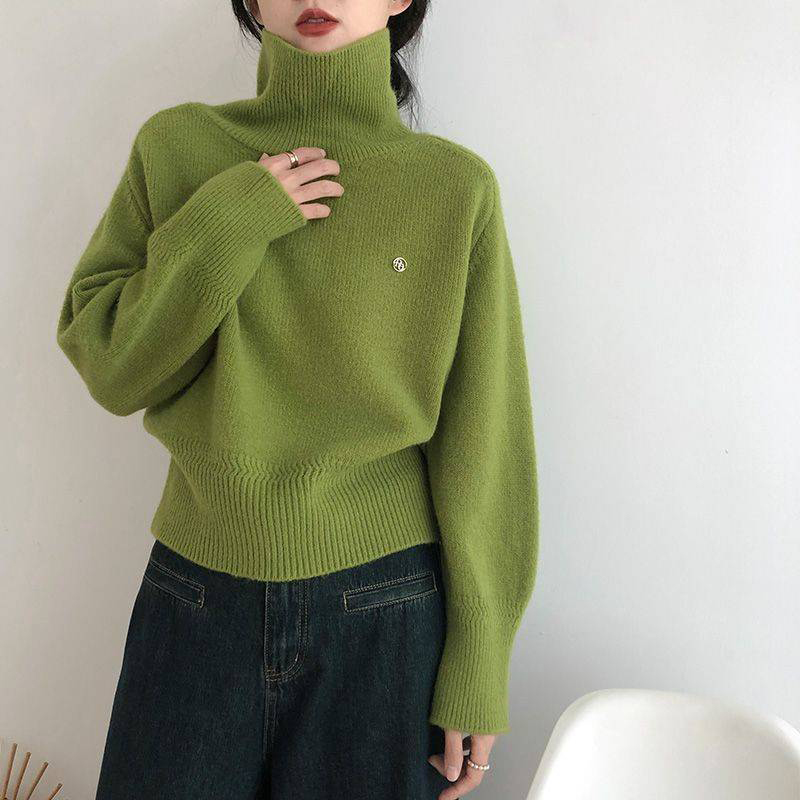 高领毛衣女秋冬2025新款软糯慵懒