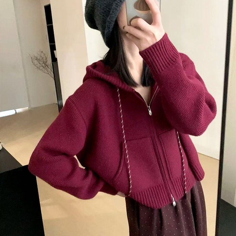 2025秋季新款miu系针织开衫女