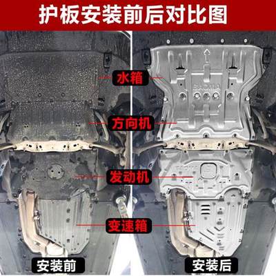 适用BMW新五系7系52530Lix3三系水箱变速箱引擎下底盘防护挡板