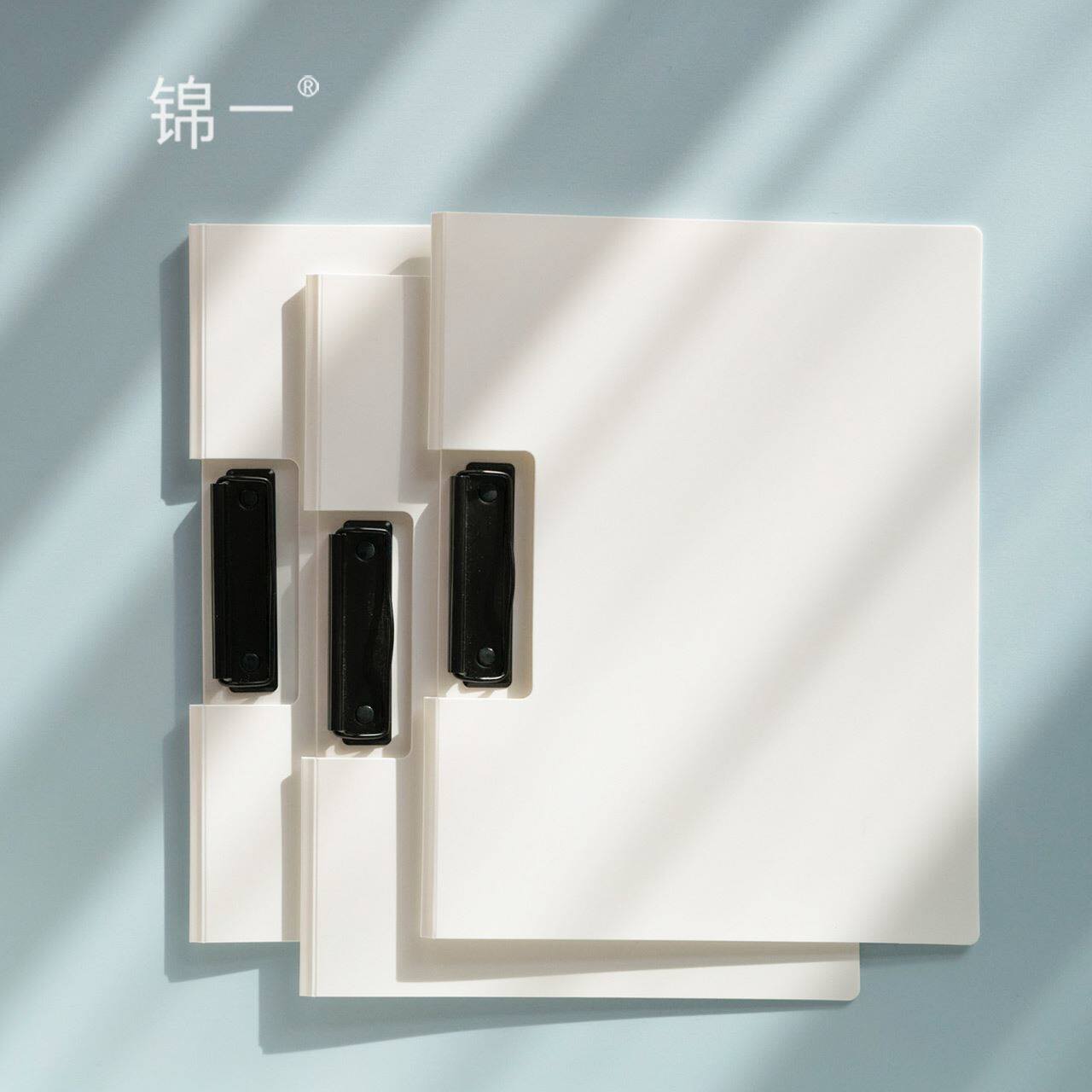 锦一文具A4文件夹板夹资料夹多功能硬壳横版写字板书垫板文具商务