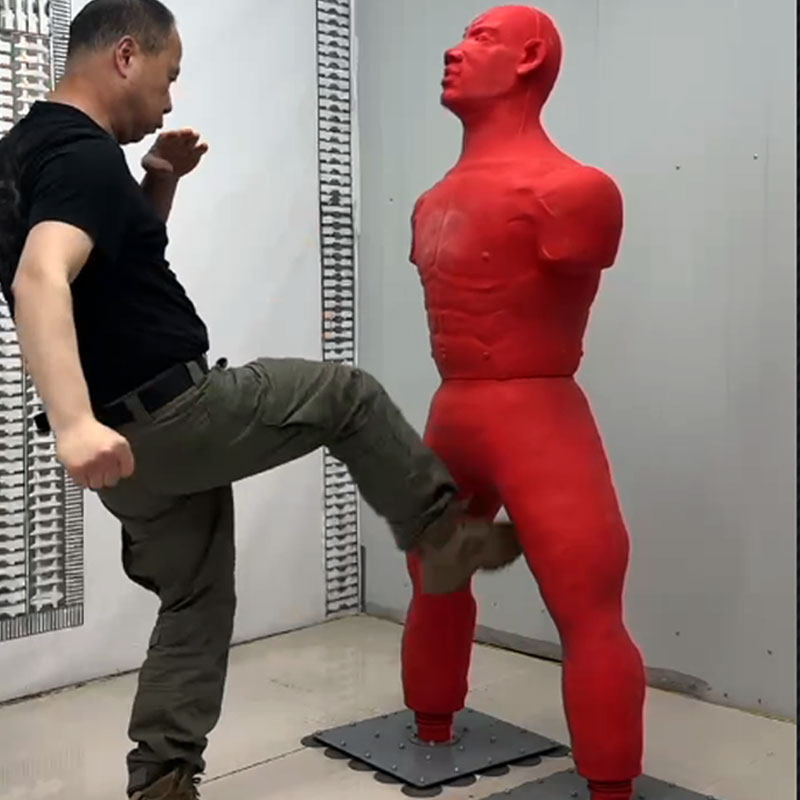 搏克形硅胶假人家用不倒翁人形拳击沙袋发泄沙包立式散打训练器材