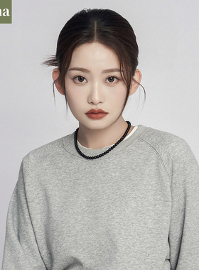 NININA黑玛瑙项链潮酷高级串珠