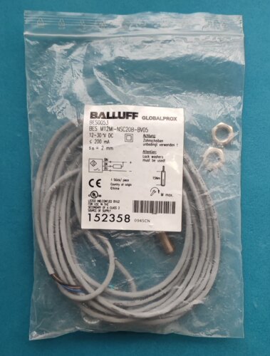 BALLUFF巴鲁夫传感器BES0053，BES M12MI-NSC20B-BV05，全新正品