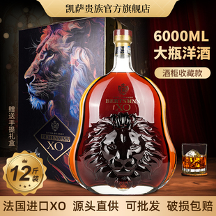 法国进口XO洋酒大瓶12斤白兰地6L/2L大容量烈酒聚会宴会XO酒