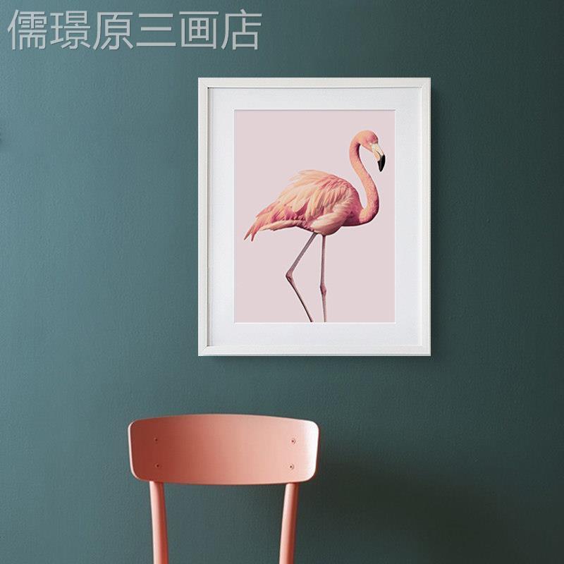 美森映象电装饰画免打孔箱北欧配电表箱遮挡壁粉画色创意挂画定做