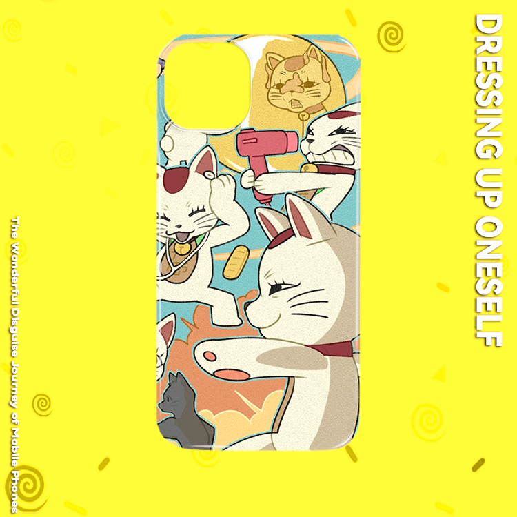 夏目友人帐小众可爱超火高颜值苹果15promax1413iPhonexr12X卡通华为p70猫咪老师治愈系菲林二合一手机壳磁吸